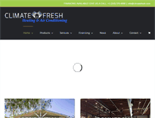 Tablet Screenshot of climatefresh.com
